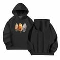 thumbnail image 4 of bbymog Girls Fashion Graphic Hoodie with Pocket Fall and Winter Long Sleeve Hooded Sweatshirt Casual Teen Girl Clothes Black 11 Years, 4 of 6