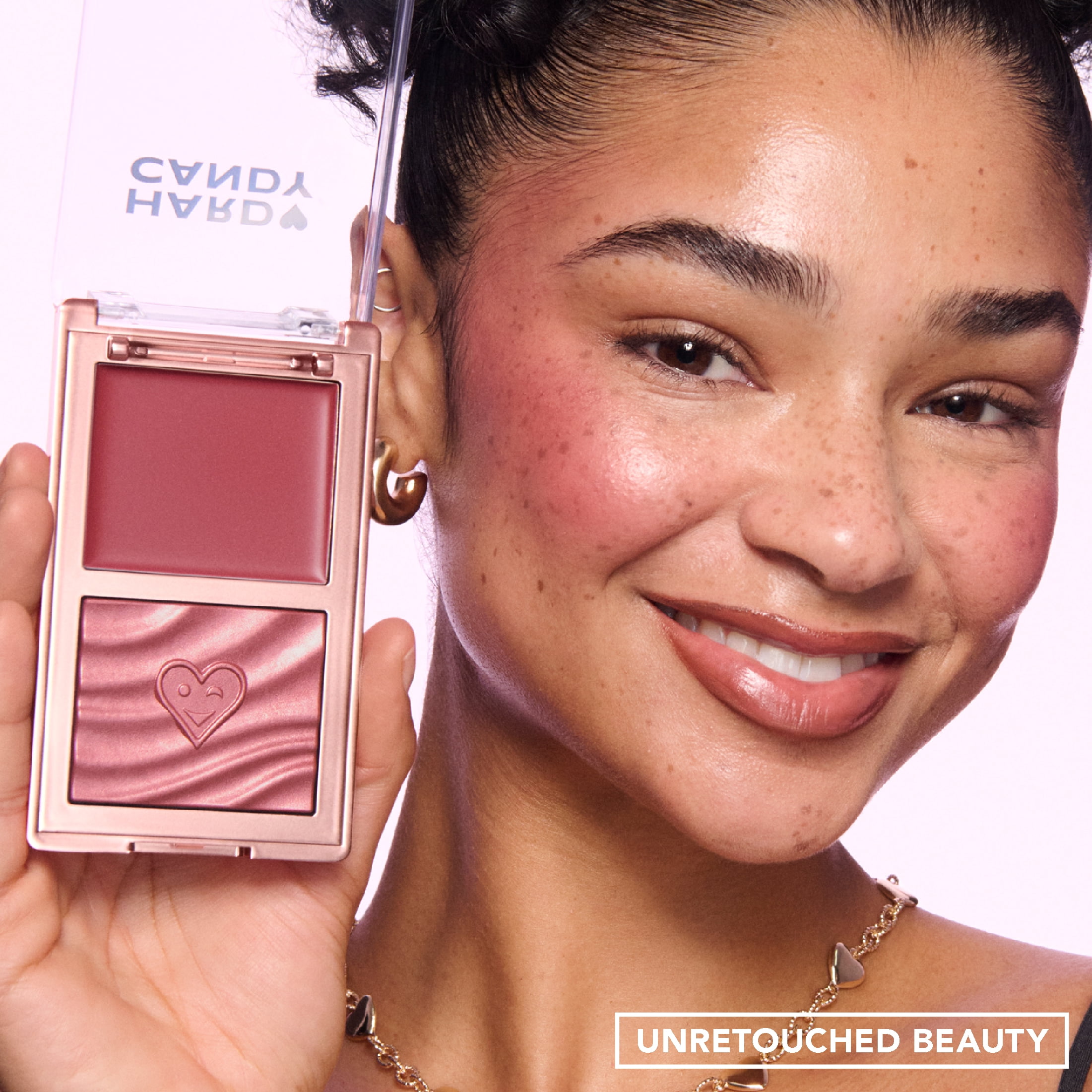Hard Candy Blush On Lock Cream & Powder Blush Duo, Royal Flush, Rosy Mauve, 0.35 oz