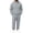 Light Gray #17, variant on Dresfit Track Suits Men Hooded Drawstring Sweatsuits Long Sleeve Outdoor Hoodies Matching Jogger Pants 2 Piece Outfit Oversized Elastic Waist 2 Piece Sets L