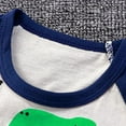thumbnail image 7 of Gyexs Toddler Dinosaur Clothes for Boys Size 7-8 Summer Pants Sets 2 Piece Outfits Loungewear Tops and Pants (Homewear, Dark Blue), 7 of 7
