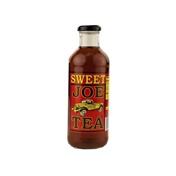 Joe Tea Sweet Tea 20 fl. oz. Glass Bottles- Case Pack of 12