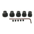thumbnail image 3 of RC Motor Gear, Rust Proof 32DP 0.8M Easy To Install RC Motor Pinion Gear 12T 13T 14T 15T 16T Low Noise For Replacement For 3.175mm Shaft ANGGREK BB2720, 3 of 8