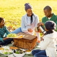 thumbnail image 6 of Daisy Canvas Beach Blanket Picnic Mat for Outdoor Activities - Waterproof and Sandproof, Large Size for Family Gathering and Beach Fun, 6 of 6