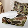 thumbnail image 4 of Castle Fairy Camo Duck Letter E Quilt Full for Men,Hunting Theme Full Bedspread Sets, 4 of 7