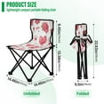 thumbnail image 3 of BZSMCE Camping Chairs Modern Luxe Love Pattern Folding chair, 3 of 8