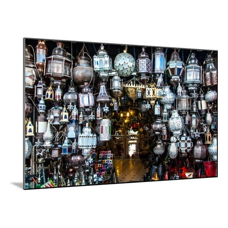 arabian lamps wood mounted