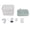 Blue, variant on NFTIGB Cat Water Fountain Automatic Quiet USB Powered Transparent Pet Water Dispenser with Elbow Tube 1.5L / 50.72 oz White Lid
