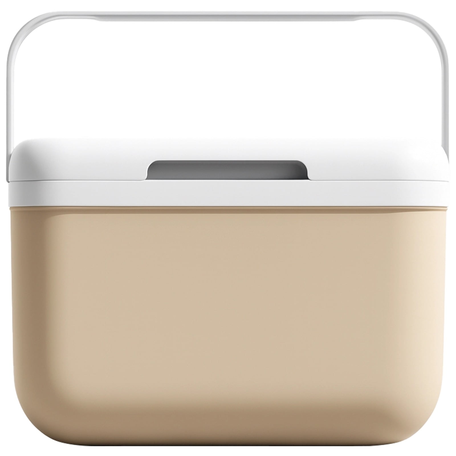 5L Insulated Box, Portable Car Commercial Refrigerator with 5 Ice Packs, Mini Compact Design, Lightweight Picnic Ice Chest for Outdoor Camping, BBQ, Beige
