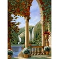 thumbnail image 2 of Borelli, Guido 25x32 White Modern Wood Framed Museum Art Print Titled - Archi and Cascate, 2 of 4