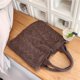 thumbnail image 4 of Bolsa Bolsos de hombro vintage Bolso de mano retro cruzado grande de punto para mujer (marrón) Tmvgtek Para estrenar, 4 of 9