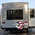 thumbnail image 6 of Foruidea American Flag Eagle Spare Tire Cover Dust-Proof Wheel Tire Cover Fit Trailer, RV, SUV and Many Vehicle, 6 of 10