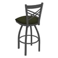 thumbnail image 2 of 820 Catalina 36" Swivel Bar Stool with Pewter Finish and Canter Pine Seat, 2 of 2