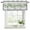 Sage Green Grey, variant on Eucalyptus Leaves Curtain Valances for Windows, Kitchen Valance Window Treatments Panel 2 Pack, Sage Green Plaid Watercolor Rod Pocket Short Curtains for Bathroom Bedroom 42 x 12 Inch