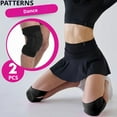 thumbnail image 2 of Lttoisl FlexFit Knee Pads for Dancing, Volleyball, Yoga, Gymnastics, EVA Foam Shock Absorption Protector, Highly Elastic Kneepad for Women, Kids, Men, Performance Sports & Fitness Work Gear, 1 Pair, 2 of 8
