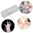 thumbnail image 4 of Ygjytge Caja De Almacenamiento De Cuentas Transparentes De 12 Rejillas Para Vitrina De Joyería De Manicura De Arte De Uñas Ygjytge Para estrenar, 4 of 9