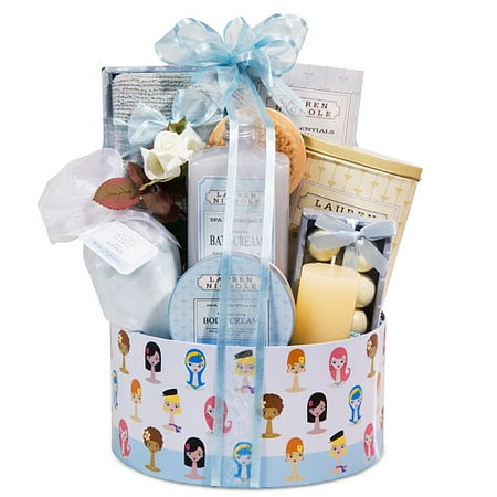 Chic Water Lilies & Lotus Luxury Gift Basket