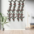 thumbnail image 5 of SHIMELE Artificial Rose Cane Ceiling Pipe Rattan Decorative Cover, 2.2m Faux Greenery Wall Hanging, Realistic 3D Floral Strips for Indoor Decoration, 5 of 8