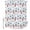 White, variant on Extra Long Shower Curtain 72x96 Inch, Summer Beach Shower Curtain Waterproof Bathroom Decor, Surfboard Palm Ship Sunglasses Pink Striped Fabric Bath Curtain Set Accessories with Hooks