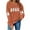 Orange, variant on Halloween Sweatshirts for Womens Crewneck Ghost Printed Shirts Fall Winter Long Sleeve Sweaters Casual Blouses Loose Sweatshirt Pullover Top Halloween Costumes