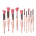 thumbnail image 3 of 10PCS Cosmetic Makeup Brush Set - Foundation Powder Eyeshadow Eyebrow Blush Concealer Brush Kit, Make Up Brushes Set, Makeup Brushes & Tools, Professional Makeup Brush Set, Beauty Tools, Travel, 3 of 9