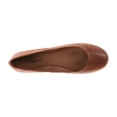 thumbnail image 2 of Lucky Brand Emmie Leather Rounded Toe Ballet Flats Shoes BOURBON Tan Leather (BOURBON, 8, Wide), 2 of 6