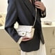 thumbnail image 3 of Monedero pequeño para mujer, bolso de mano clásico retro, bolso de hombro, bolso de mano, bolso de mano blanco, 3 of 5