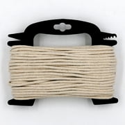 Hyper Tough 100ft Natural Color Cotton Clothes Line for Indoor and Outdoor