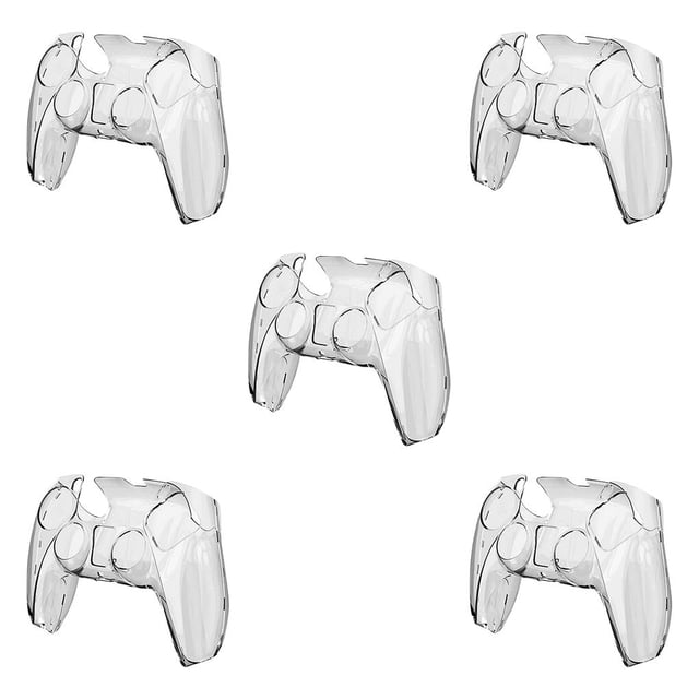 jesticaly Joystick - Étui Mince pour Manette de Jeu PC, Poignée, Housse de Protection Transparente, Ensemble de 5