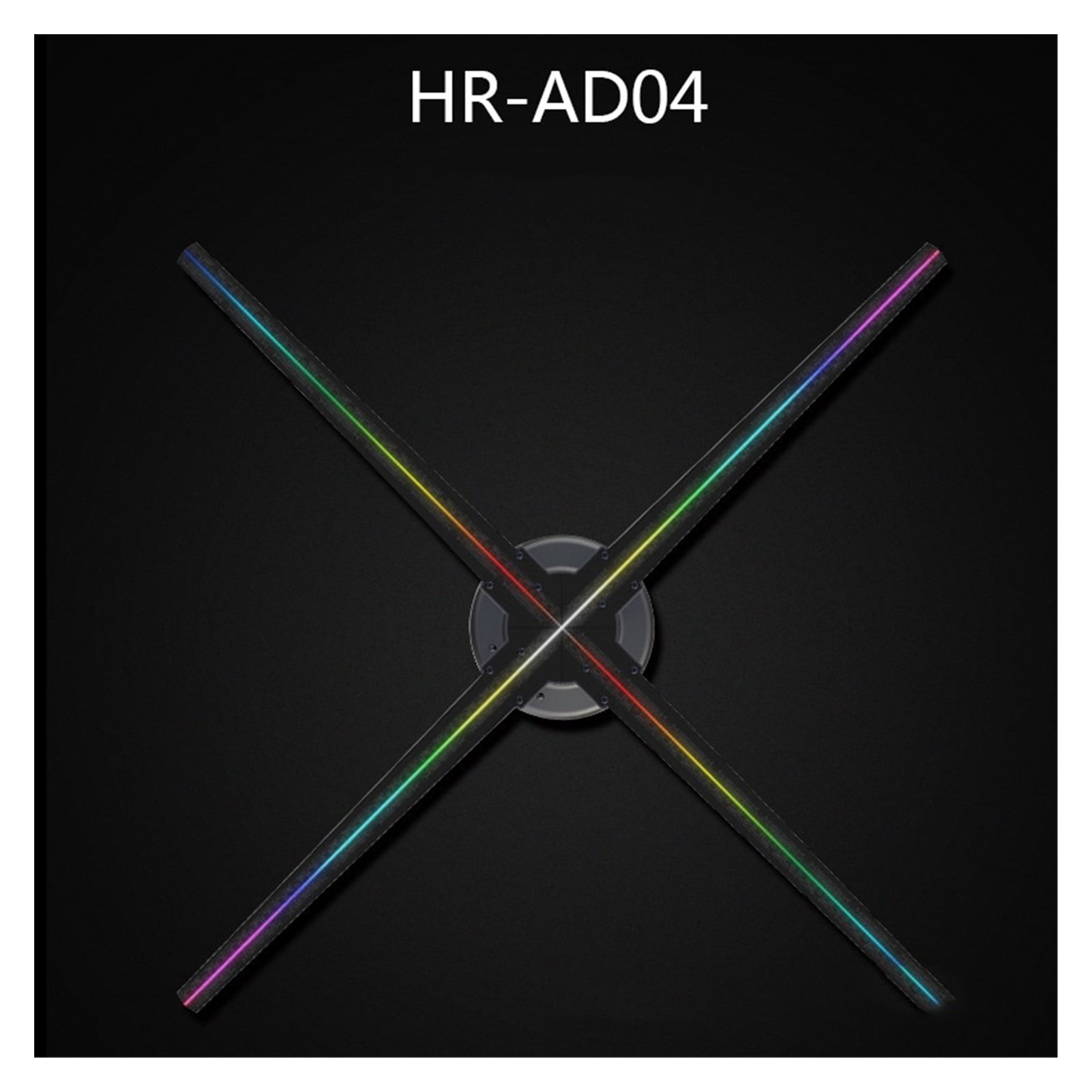 3D Hologram, Fan Advertising Machine Naked Eye 3D Holographic Projection Stereo Imaging 70 Wall-mounted Aerial Floating Imaging Party decorations Ideal Advertising Tool