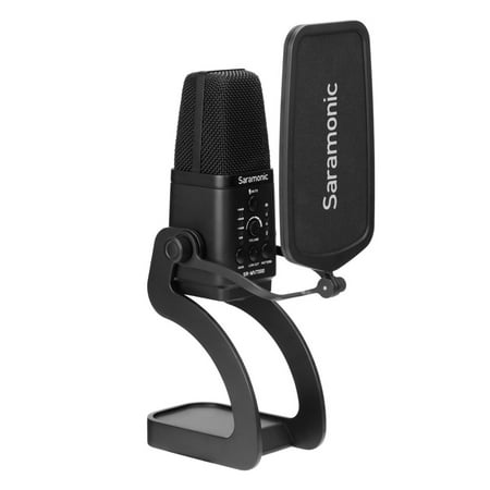UPC: 6971008027051 | SR-MV7000 Multi-Pattern Large Diaphragm Condenser Microphone w/ USB USB-C Dual XLR Output Cables