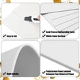 thumbnail image 3 of Placas de espuma Frienda, 50 unidades, 3 mm de grosor, 35,5 x 28 cm, color blanco, 3 of 6