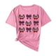 thumbnail image 4 of Camisas de Manga Corta para las Mujeres Moda Casual Impresión Cuello Redondo Suéter Tee Blusas, 4 of 5