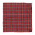 thumbnail image 1 of Club Room Mens Plaid Pocket Square, Red, One Size, 1 of 1