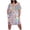 Multicolor4, variant on New Oversized Womens Summer Dresses Loose Short Sleeve V-Neck Mid-Length Dress with Pocket Gradation Stretchable Spring Dresses for Women 2025