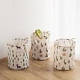 thumbnail image 5 of 2021 New Super Large Laundry Basket With Drawstring Round Dirty Clothes Toys Folding Bucket Anti-dust Big Storage Barrel Hamper, 5 of 5