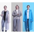 thumbnail image 3 of 3 Pack Reusable Rain Poncho, Portable Waterproof Eva Material Resistant Unisex, 3 of 4