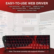 AULA WIN68 HE 68-Key Hall Effect Magnetic Gaming Keyboard, RGB, Instant Commands, Near-Zero Delay, Custom Actuation
