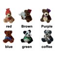 thumbnail image 3 of Tiny Handmade Teddy Bear - A Little Pocket Bear Hug, 3 of 5