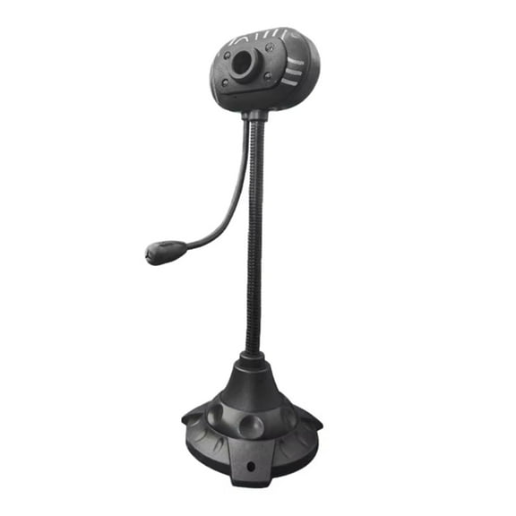 360 Degree Rotating Webcam with Auto Focused and USB Connection for Home Video Calls and Interactives Streaming