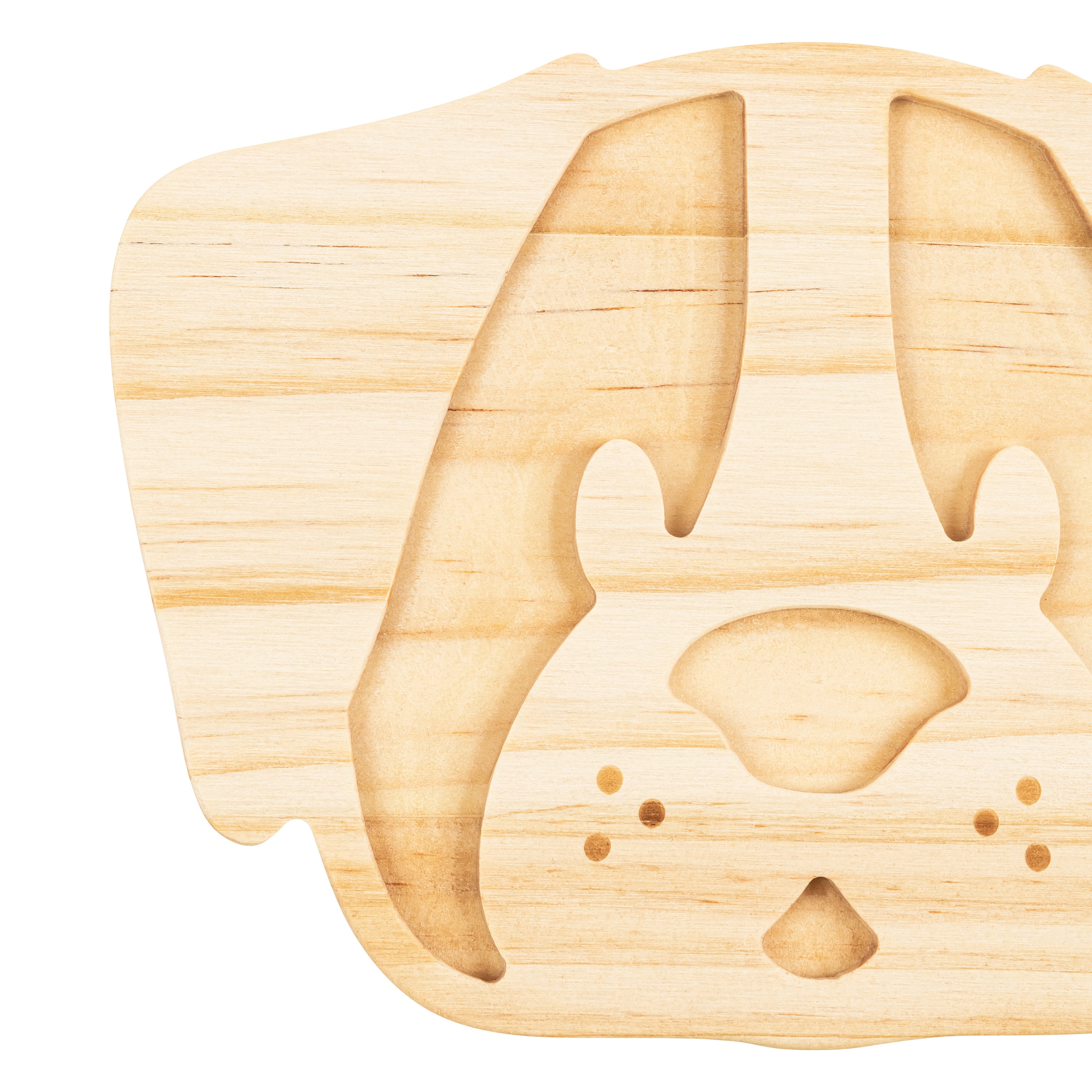(3 pack) Hello Hobby Wooden Dog Craft Shape, Unfinished Wood, 3.5" x 4", 1 Count