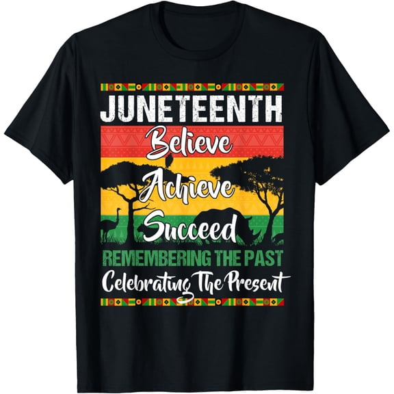 Juneteenth_Shirt Outdoor Tops Sports T-shirt Casual Graphics Tops Gift Tee Medium Man Women
