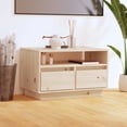 thumbnail image 1 of vidaXL Meuble TV 60x35x37 cm Pin Massif, 1 of 5