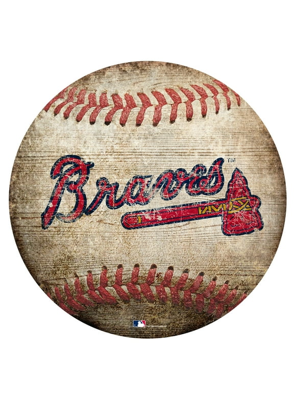 Atlanta Braves 12'' x 12'' Baseball Sign