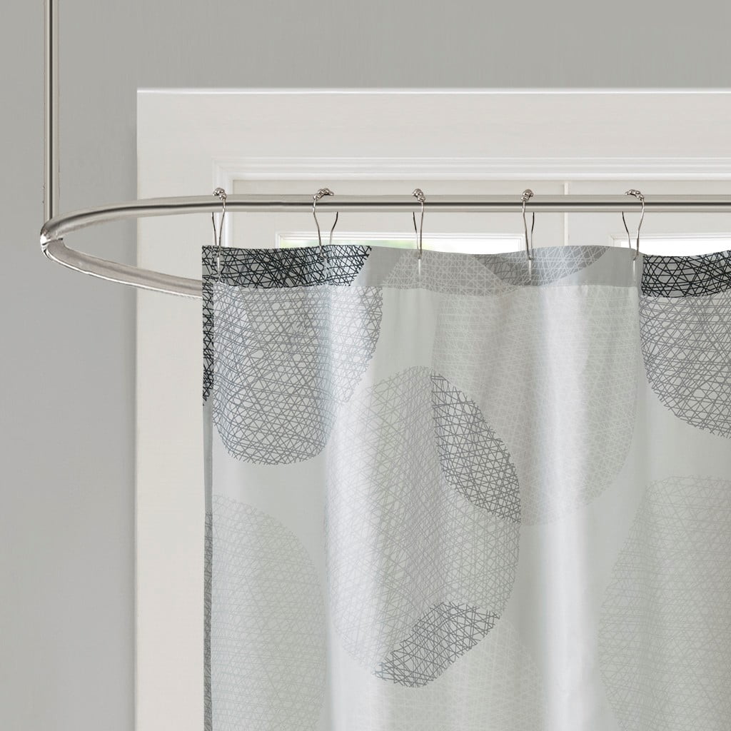 MAYEERTY Bathroom Shower Curtain, 72" x 72", Machine-Washable