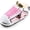White/Pink, variant on Haute Diggity Dog Wagentino Sandal, Plush Dog Toy with Squeaker, Machine-Washable, for All Breeds, One Size