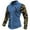 Blue, variant on Men's Christmas Fawn Long Sleeve Shirt Fashion Trend Classic Loose Plus Size Casual Shirt