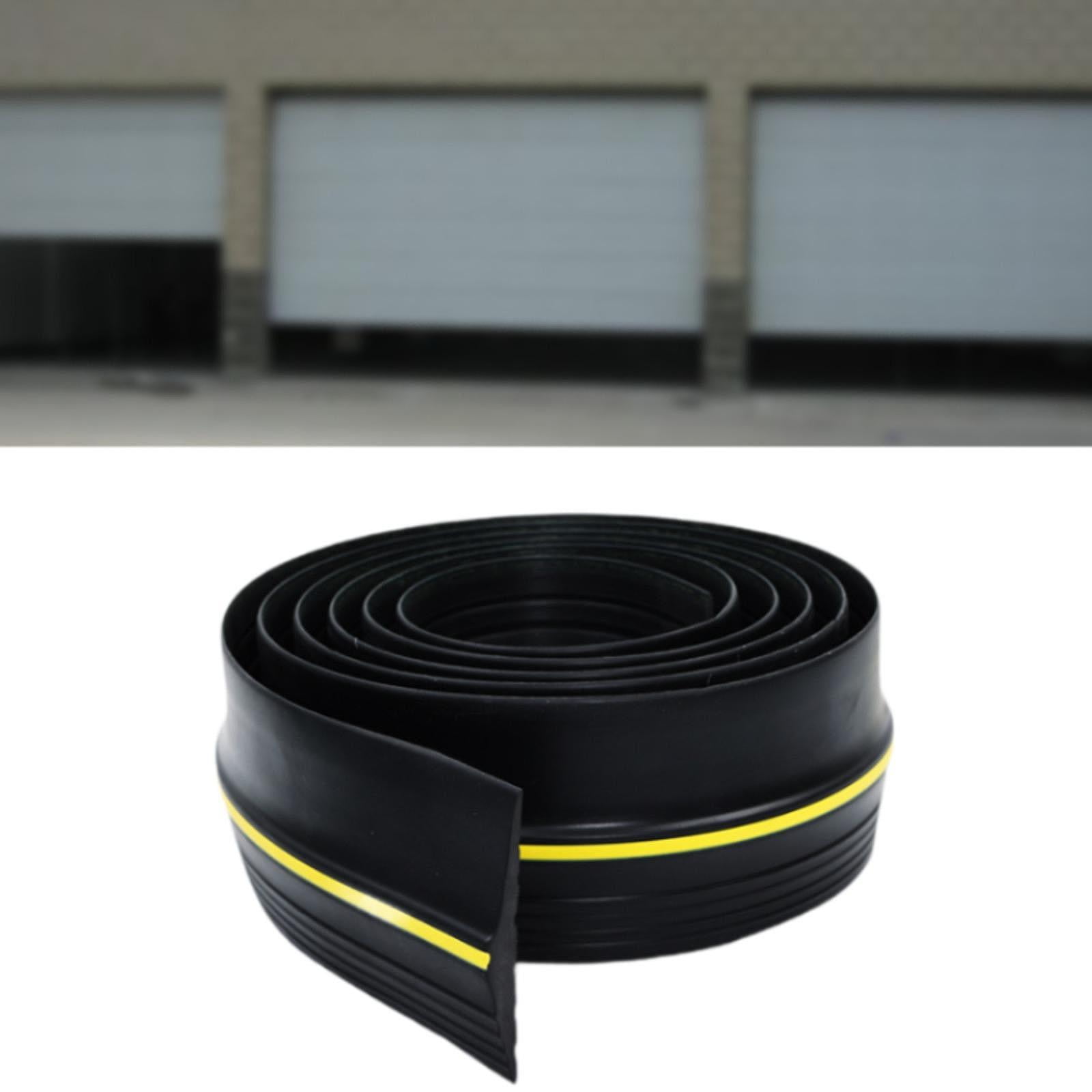 Baoblaze Garage Door Bottom Threshold Seal Strip Replacement Strip Multipurpose, Waterproof Weatherproofing DIY Garage Door Seal Strip 500cm Single Nonslip