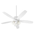 thumbnail image 2 of 7052-308-Quorum Lighting-Breeze - 5 Blade Ceiling Fan in Quorum Home Collection style - 52 inches wide by 16.75 inches high-Studio White Finish-Studio, 2 of 2