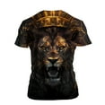 thumbnail image 3 of Rebaike Men's Lion Graphic T-Shirt King of the Jungle Design for Leo Zodiac & Animal Lovers, 3 of 7