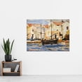 thumbnail image 2 of Sirk Ship Harbour Boat Painting Extra Large Art Print Wall Mural Poster Premium XL, 2 of 3